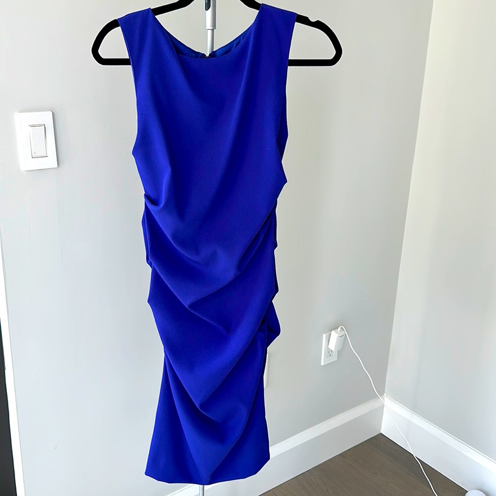 Nicole Miller Size 4 Ruched Dress Like New